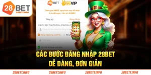 Các bước đăng nhập 28BET dễ dàng, đơn giản