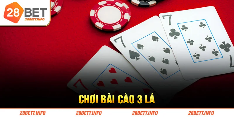chơi bài cào 3 lá