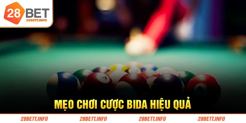 Mẹo chơi cược bida hiệu quả