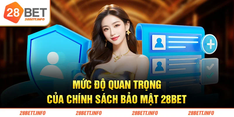 Mức độ quan trọng của chính sách bảo mật 28BET