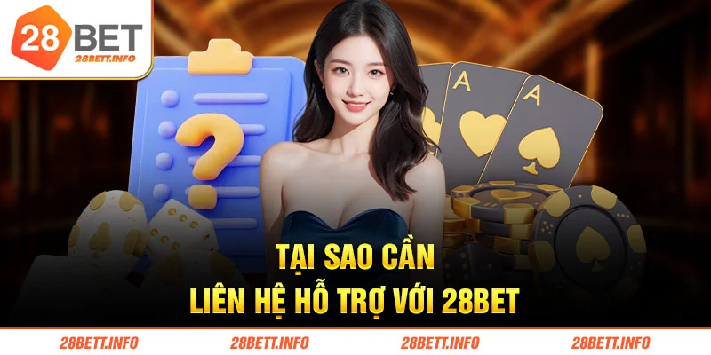 Tại sao cần liên hệ hỗ trợ với 28BET