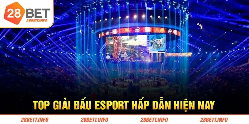 Top giải đấu Esport hấp dẫn hiện nay